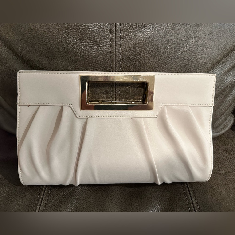 NWT! Women Clutch Purse Elegant Pleated Evening Bag
